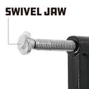 Powerbuilt 6 Inch Malleable Iron C-Clamp - 648641