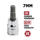 3/8 in. Dr. Hex Bit Sockets - Metric