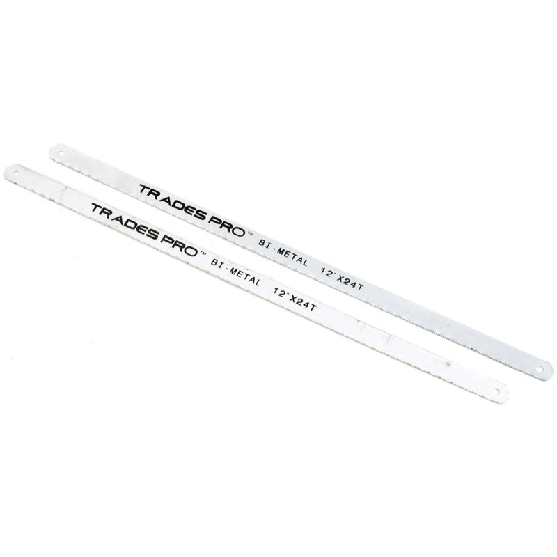 TradesPro 2Pc Bi-Metal Hacksaw Blades - 831415