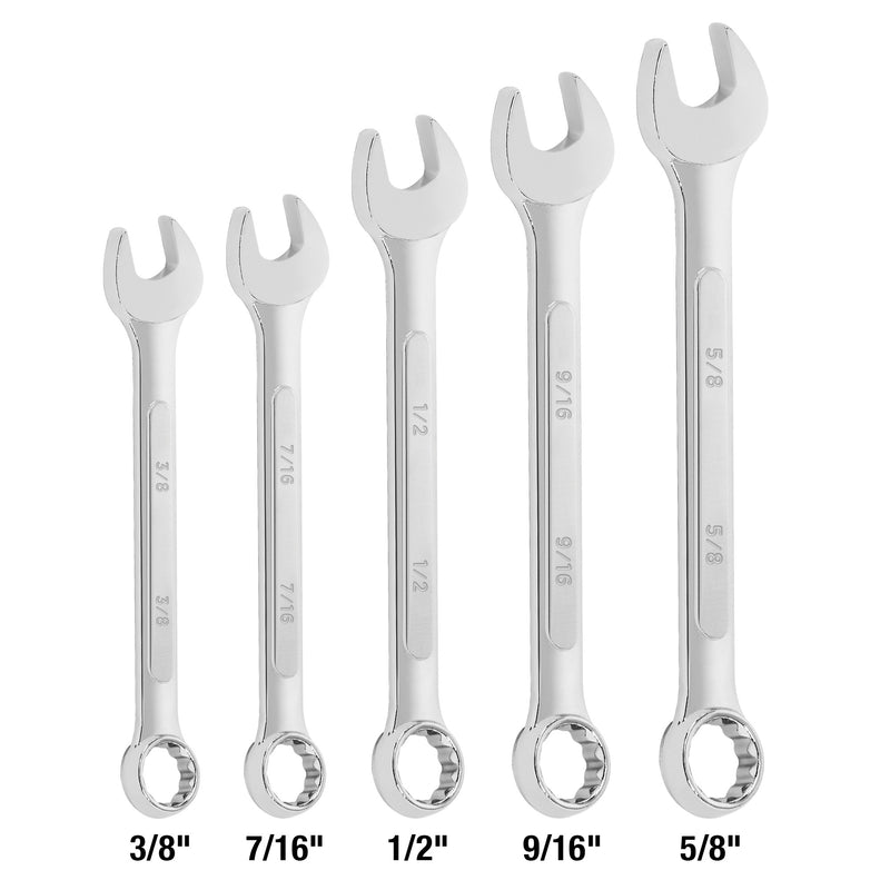Tradespro 5 Piece SAE Combination Wrenches - 835135