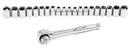 Trades Pro 21 pc 1/4" Drive Socket Set - 835518