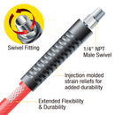 Tradespro 3/8 Inch x 50 Feet Rubber Air Hose - 835865