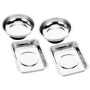 TradesPro 4 Pc Ss Mini Magnetic Tray Set - 837705
