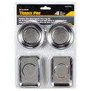 TradesPro 4 Pc Ss Mini Magnetic Tray Set - 837705