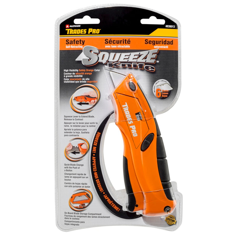 Tradespro Safety Squeeze Knife - 838013