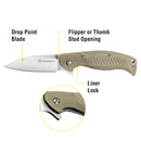 Morsa 8 in. Folding Knife -  Polished Blade