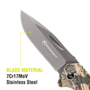Victus 6 in. Folding Knife - Drop Point Blade - Camo