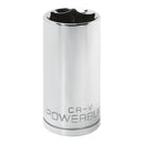 Powerbuilt 1/2 Inch Drive x 30 MM 6 Point Deep Socket - 940121