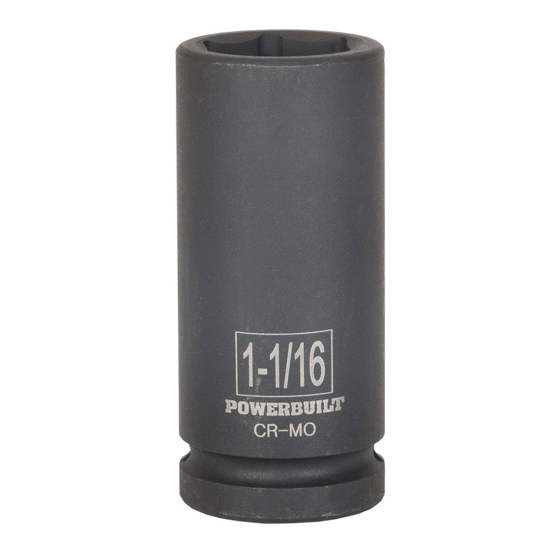 Powerbuilt 3/4" Dr. 1-1/16" Deep Impact Socket - 940216