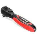 Powerbuilt 3/8 Inch By 1/2 Inch Drive Composite Stubby Ratchet - 940481