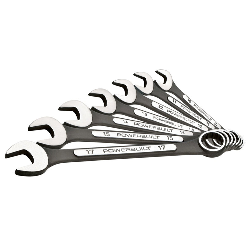 7 Piece Metric Universal Splined Combination Wrench Set