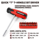 21 Piece T-Handle Bit Driver Set