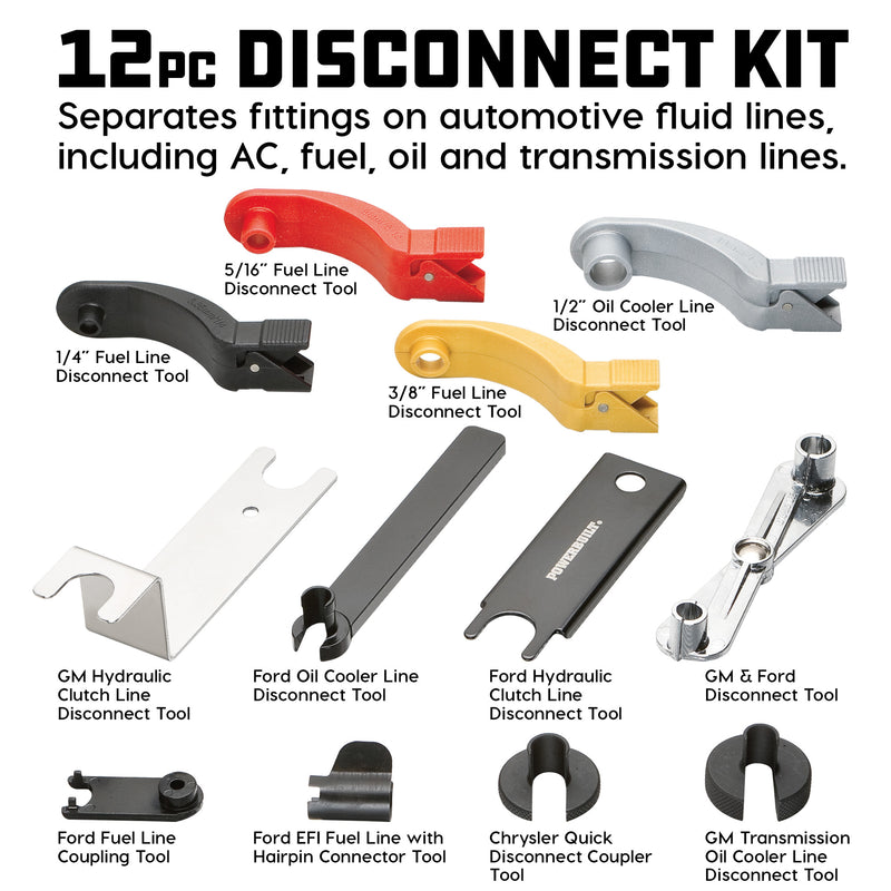 Eisen MKT021 18 pc Master Quick Disconnect Tool Kit, Automotive AC Fue Eisen MKT021 18 pc Master Quick Disconnect Tool Kit, Automotive AC Fue