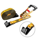 27 Ft. Ratcheting Truck Tie Down Strap Flat Hook - 3333 Lb.