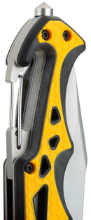 Cat 7-3/4 Inch Pocket Knife  With Glass Break - 980524