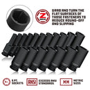 1/2 in. Dr. Sockets - Metric Impact Deep