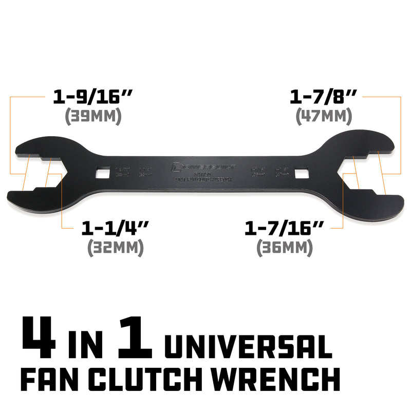 Powerbuilt 4-in-1 Universal Fan Clutch Wrench - 647750