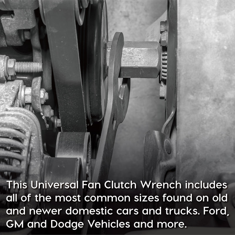 Powerbuilt 4-in-1 Universal Fan Clutch Wrench - 647750