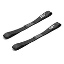 2 Piece Soft Loop Tie-Down Straps Black - 1500 Lb.