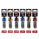 Powerbuilt 3 Piece 1/2 Inch Drive Metric 6 Point Color Wheel Socket Set - 940846